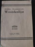 Grieks woordenboekje van ca 1960, Enlèvement ou Envoi, Grec