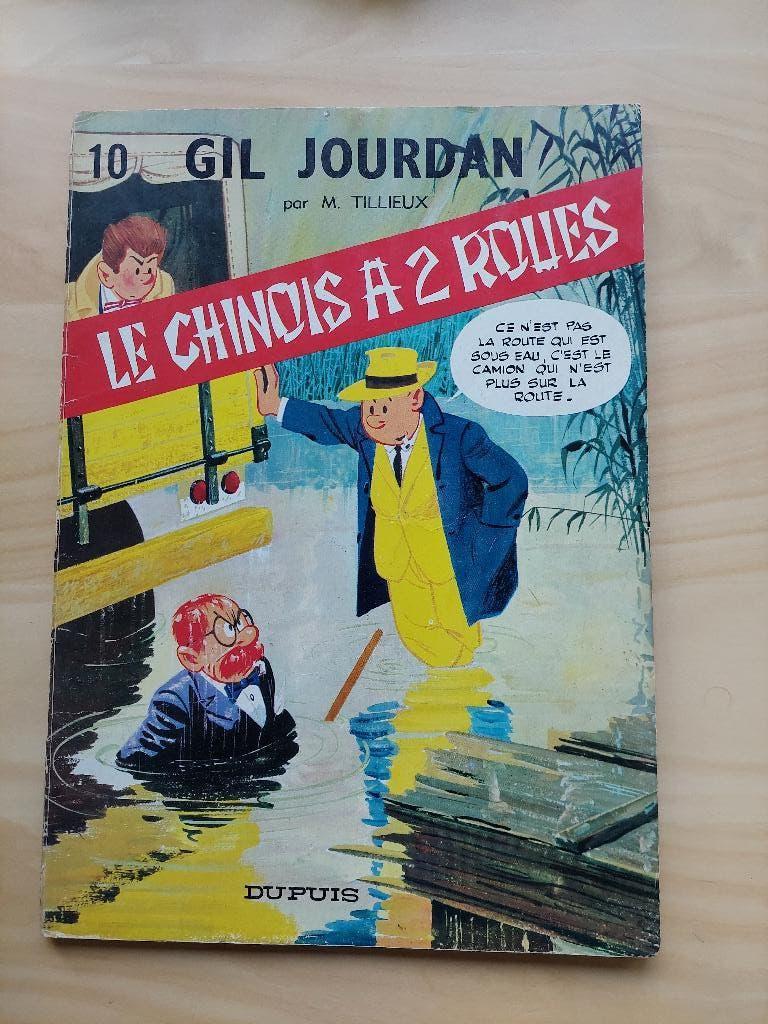 LE CHINOIS A 2 ROUES  1967 EO - GIL JOURDAN - TILLIEUX, Livres, Enlèvement