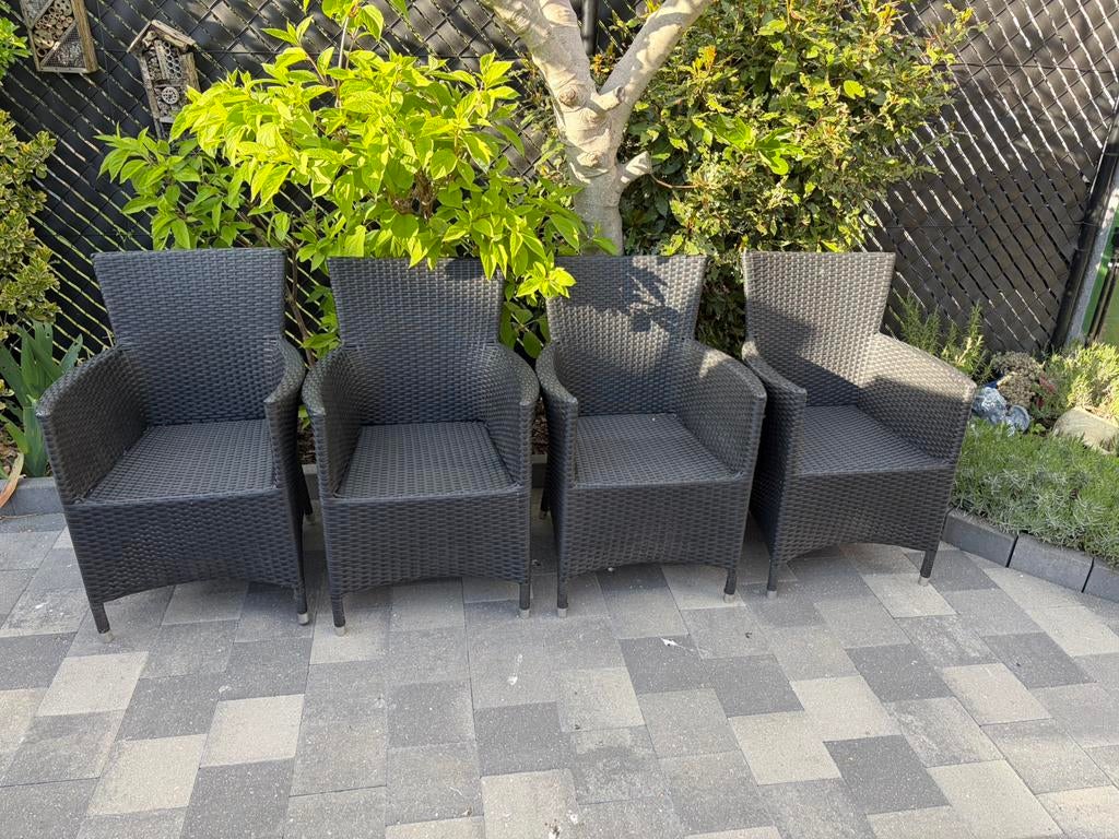 ==> Te Koop Tuinstoelen wicker Style  Te koop <==, Ophalen, Zo goed als nieuw, Wicker