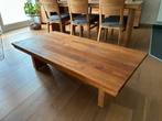 Massief teak salon tafel, Huis en Inrichting, Tafels | Salontafels, Ophalen, Zo goed als nieuw