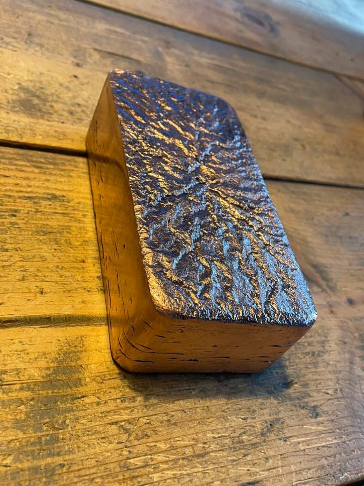 koper baar ~4/4,5 kilo meerdere beschikbaar, Antiquités & Art, Antiquités | Bronze & Cuivre, Cuivre, Enlèvement ou Envoi