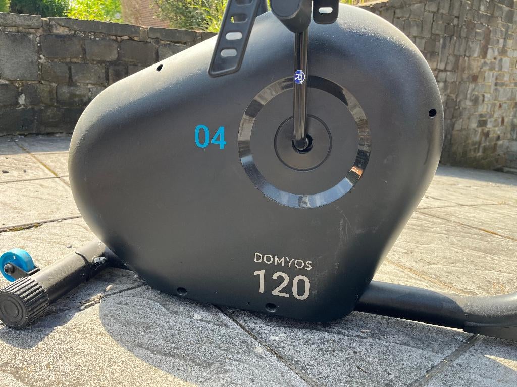 Vélo d'appartement Domyos 120 (Decathlon), Enlèvement, Comme neuf, Métal, Vélo d'appartement