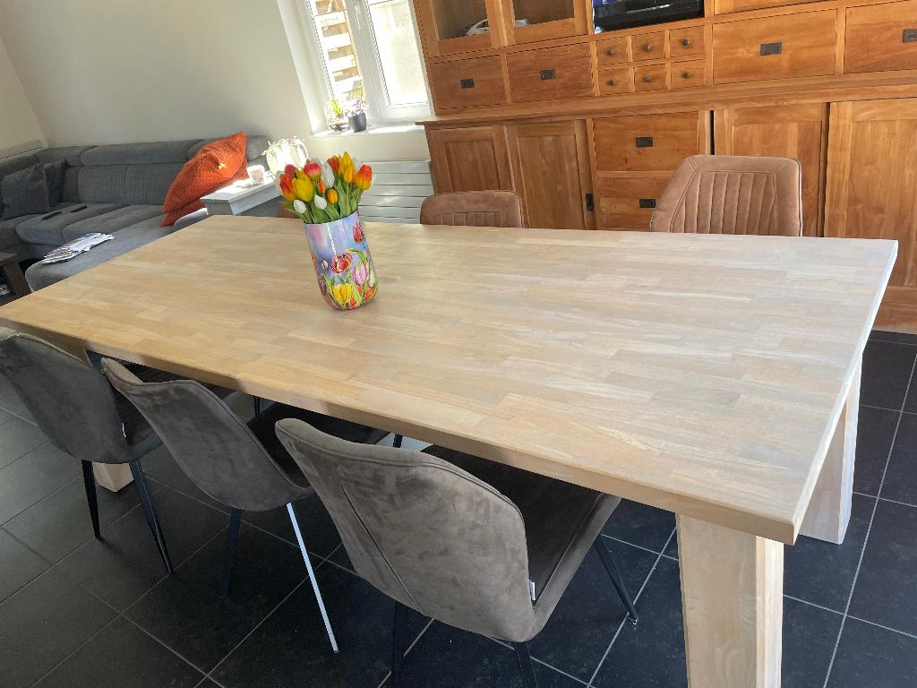 Eetkamertafel, Huis en Inrichting, Tafels | Eettafels, Ophalen, Gebruikt