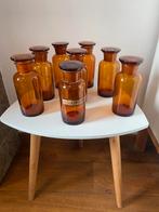 Set van 8 apothekersflessen, Ophalen of Verzenden
