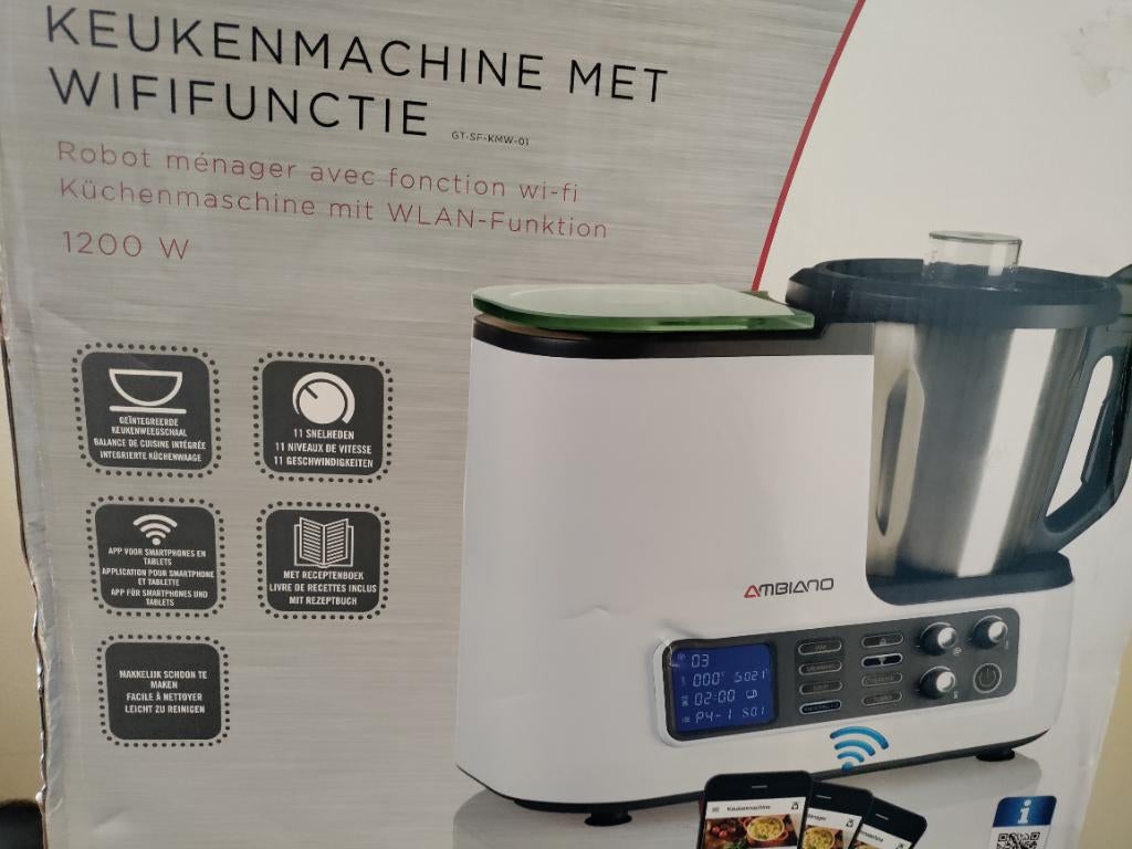 Keukenmachine met wifi-functie Ambiano, Ophalen, Nieuw, 3 snelheden of meer