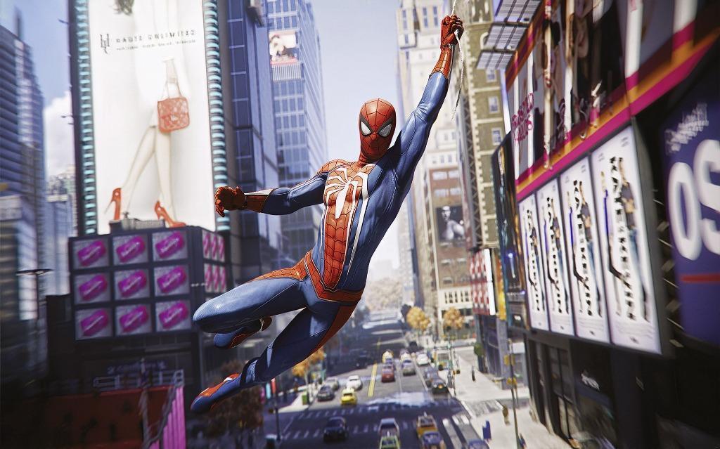 Spiderman Behang City Swing - 400x250 - Gratis Verzending, Enlèvement ou Envoi, Neuf, Décoration murale
