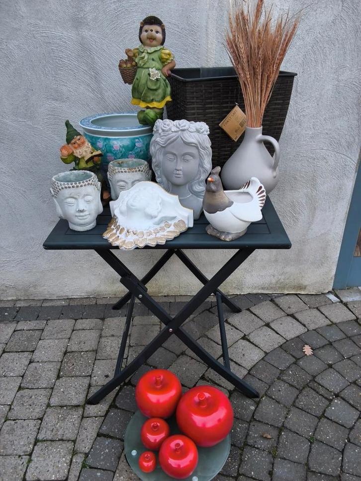 Allerlei tuindecoratie  ! OPRUIMING tuinhuis, Tuin en Terras, Tuinbeelden, Gebruikt, Overige typen, Steen, Ophalen