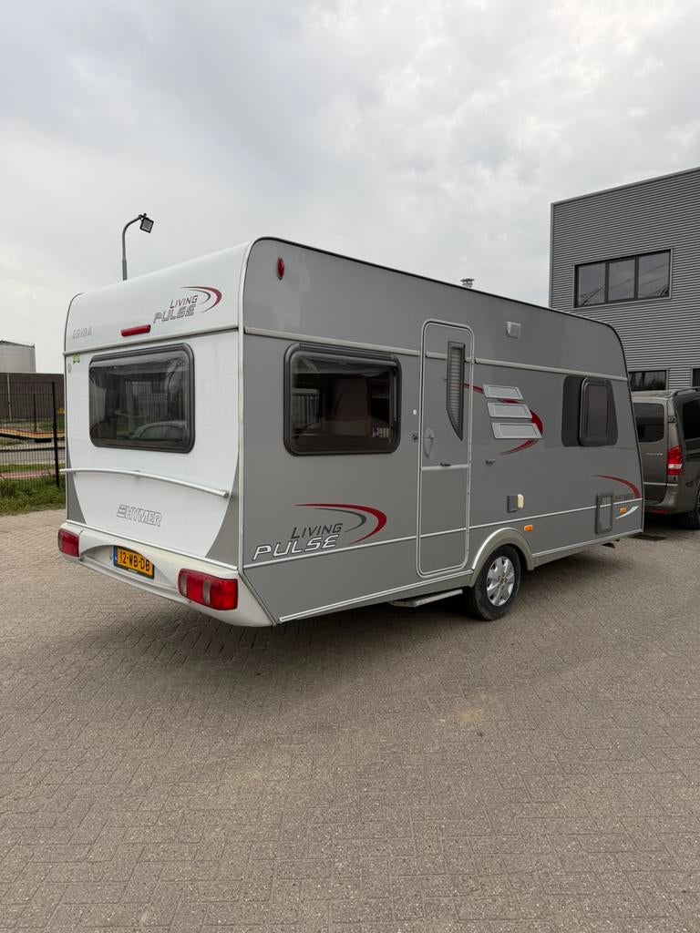 Zeer nette Hymer Eriba 465 Living Pulse caravan uit 2008, Caravans en Kamperen, Caravans, Particulier, tot en met 4, 1000 - 1250 kg