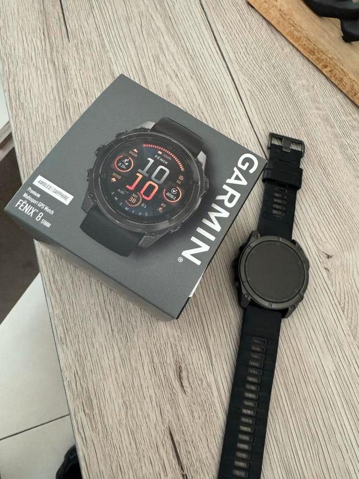 Garmin watch splinternieuw, Handtassen en Accessoires, Sporthorloges, Nieuw, Zwart, Ophalen of Verzenden