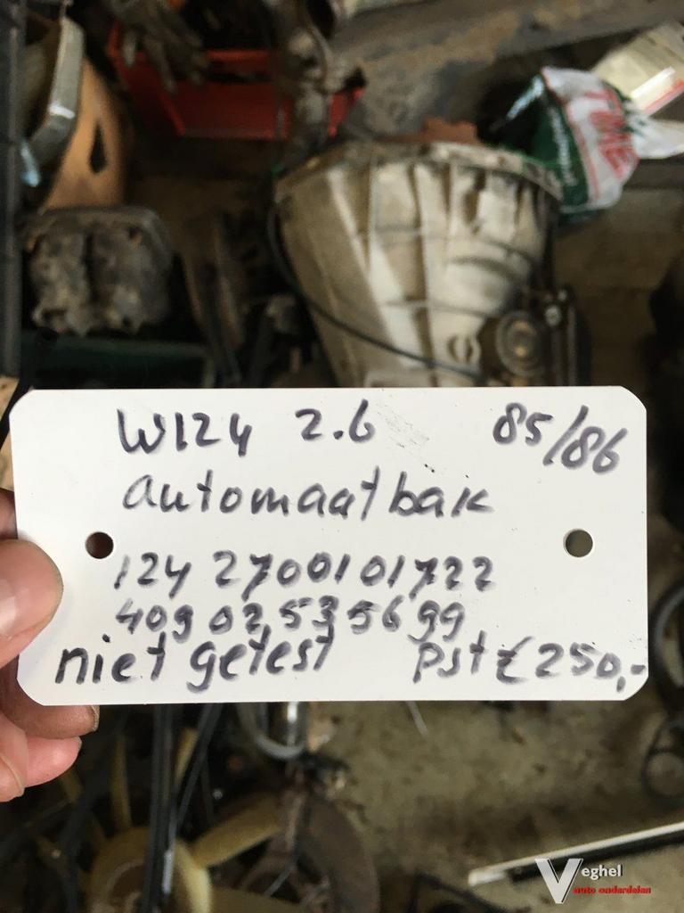 Mercedes W124 2.6 Automaatbak 85/86 niet getest, Ophalen, Gebruikt, -, -