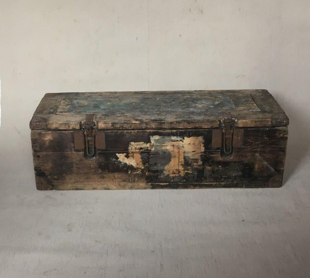 wo2 - Duitse munitiekist voor 2cm patronen - 1942, Verzamelen, Militaria | Tweede Wereldoorlog, Landmacht, Kist of Geocache, Ophalen of Verzenden