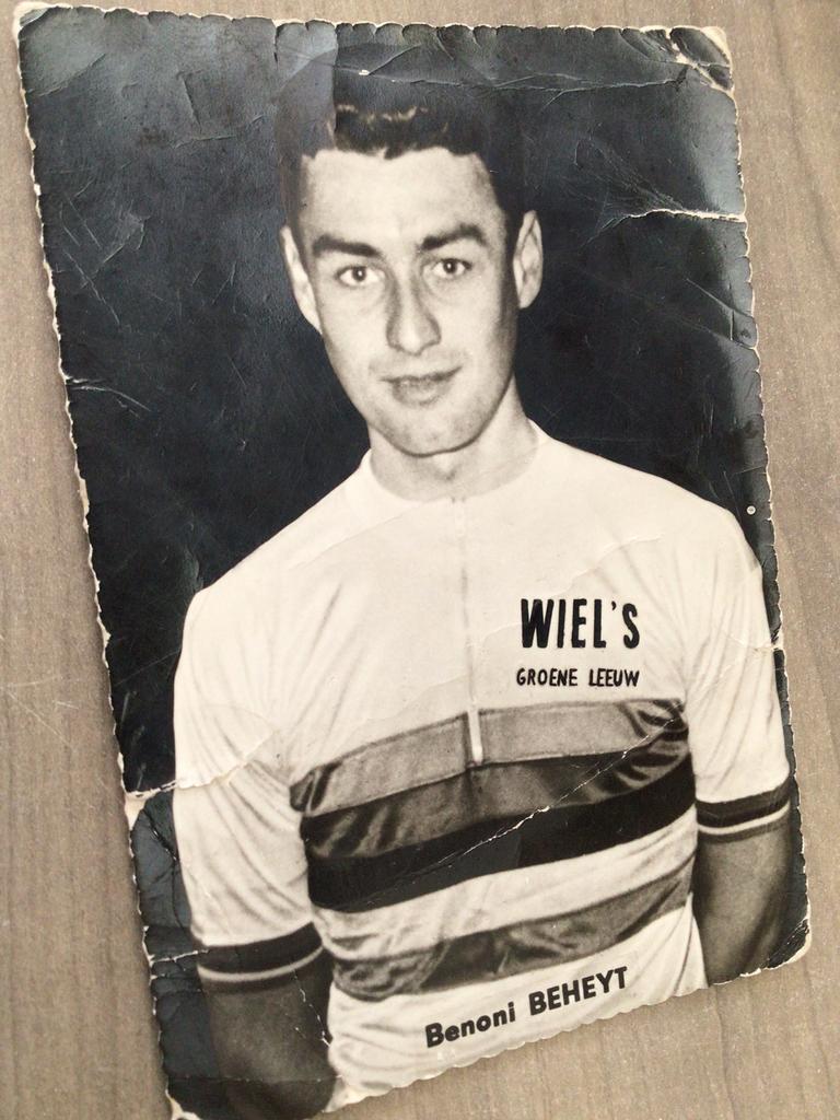Wielerkaart 1963 wk team groene leeuw benoni beheyt, Verzenden, Zo goed als nieuw
