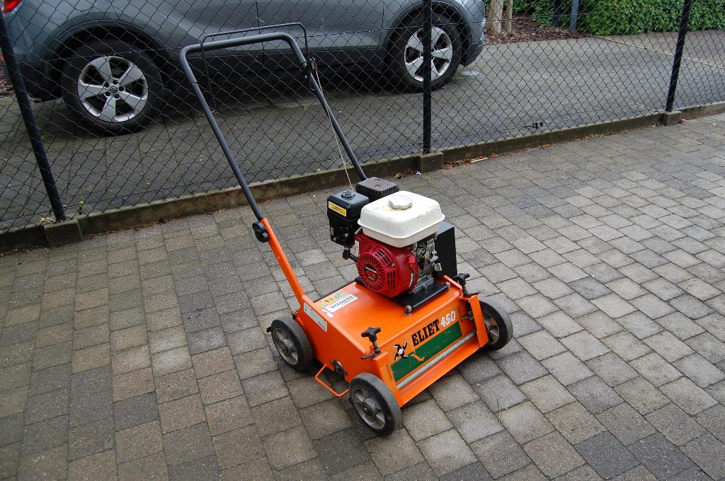 verticuteermachine ELIET 450 GX 160 benzine, Tuin en Terras, Verticuteermachines, Zo goed als nieuw, Benzine, Ophalen