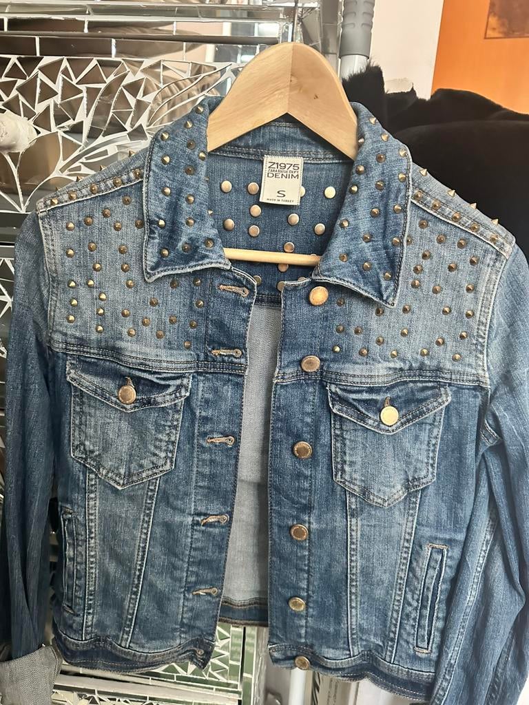 Veste en jeans, Enlèvement ou Envoi, Porté, Taille 46 (S) ou plus petite, Bleu