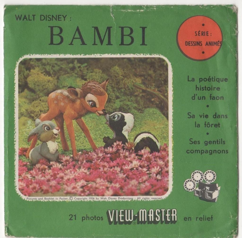 La Belle au bois dormant - Pochette de 3 Disques View-Master 3D (Sawyer