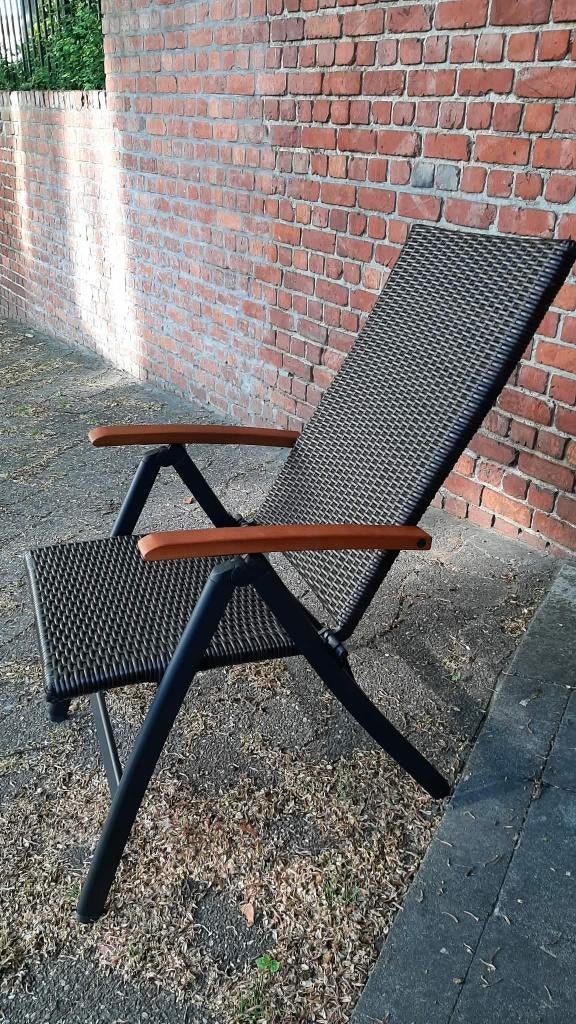 Chaise de jardin pliante réglable – NEUVE, Enlèvement, Neuf, Aluminium, Pliant