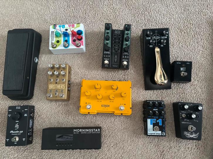 Diverses pédales d'effet pour guitare, Musique & Instruments, Effets, Utilisé, Delay ou Écho, Distortion, Overdrive ou Fuzz, Volume