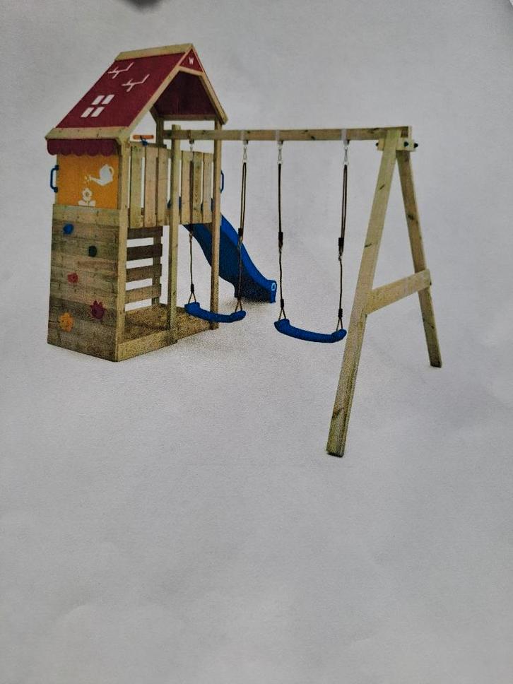 Balançoire Wickey NEUVE (Version COTTAGE+ système d'ancrage), Enfants & Bébés, Jouets | Extérieur | Aires de jeux, Neuf, Toboggan