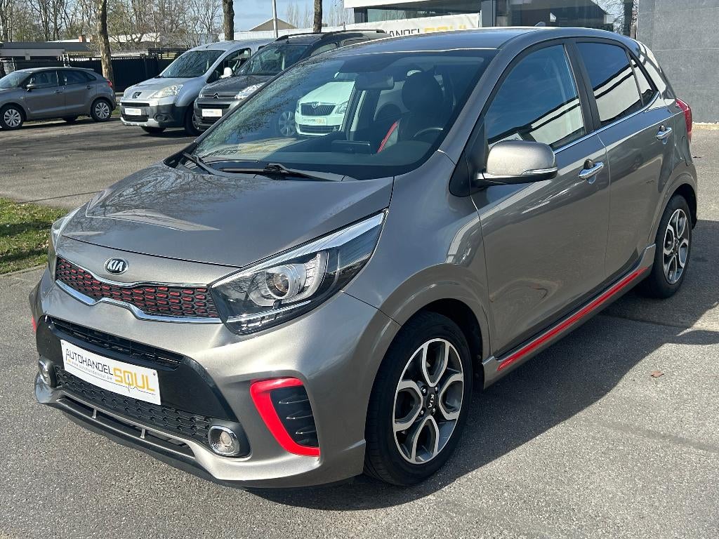 Kia Picanto 1.0i, 2019, 105.905km, Full Opt., Keuring V VRKP, Autos, Kia, Argent ou Gris, Achat, 998 cm³, Euro 6