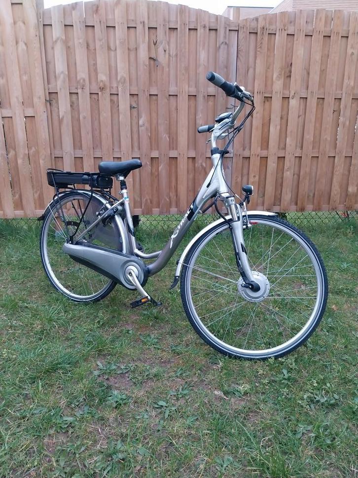 Elektrische fiets, Fietsen en Brommers, Elektrische fietsen, Zo goed als nieuw, Overige merken, 50 km per accu of meer, Ophalen