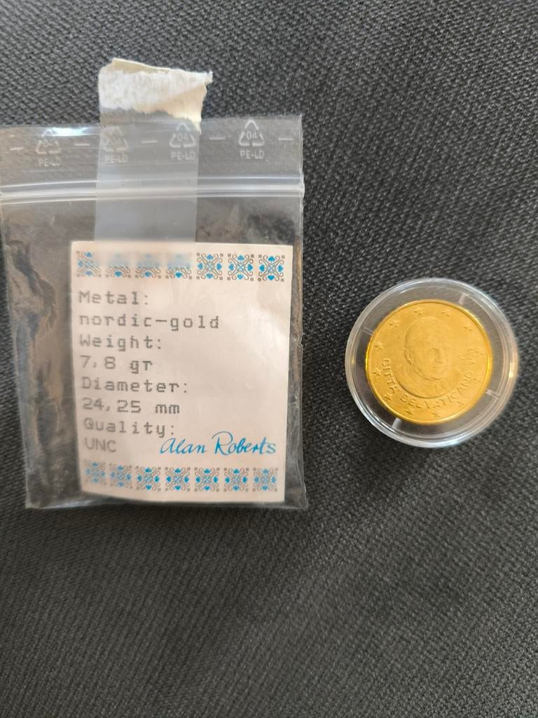 Pièce 50 cent Vatican 2012, Timbres & Monnaies, Monnaies | Europe | Monnaies euro, Vatican