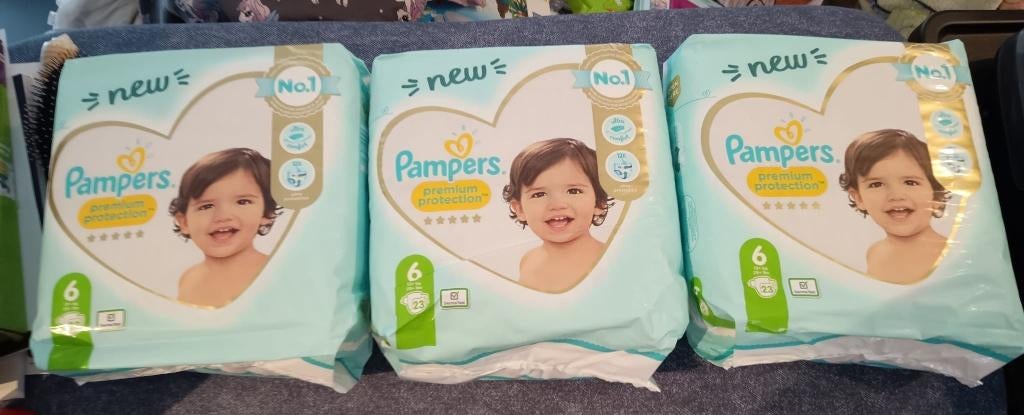 3 pakken Pampers Premium Protection Maat 6 - NIEUW, Overige typen, Nieuw, Standaard, Ophalen