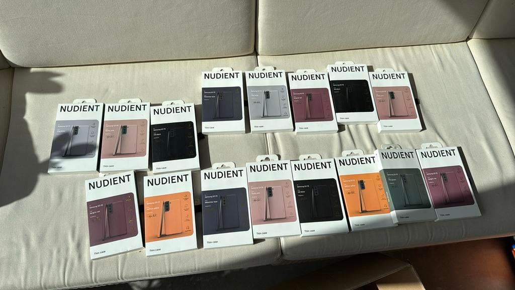 16 hoesjes Samsung S21FE nieuw merk: Nudient, Ophalen, Nieuw