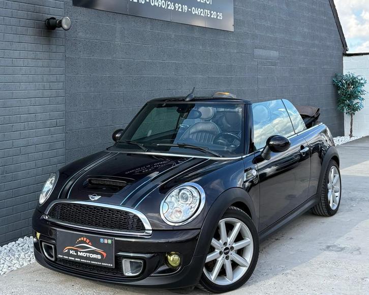 MINI COOPER S 1.6i HIGHGATE 152 000KM CARPASS 185CV 2013, Autos, Mini, Entreprise, Cooper S, Essence, Euro 5, Cabriolet, 3 portes