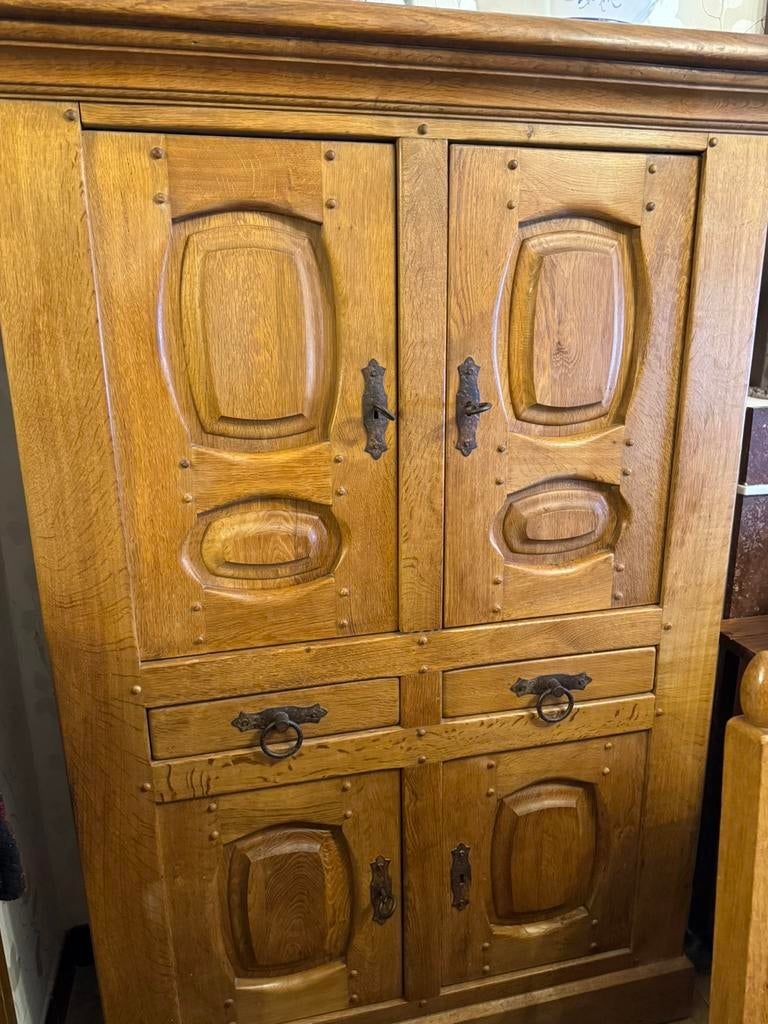 Salle à manger complète en chêne massif, Antiquités & Art, Enlèvement