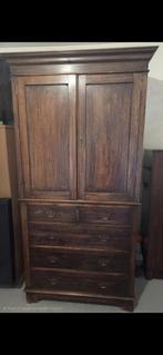 Antieke Engelse linnenkast, Antiek en Kunst, Antiek | Meubels | Kasten, Ophalen