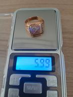 18k gouden ring, Handtassen en Accessoires, Edelstenen, Ophalen of Verzenden