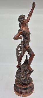 Groot Beeld "Commerce" - Charles Lévy - Régule (Zamak), Enlèvement ou Envoi, Utilisé, Humain