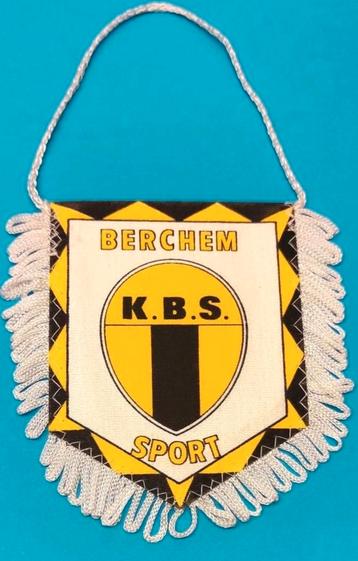 Berchem Sport 1990s zeldzaam vintage vaantje voetbal 