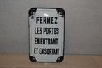 Plaque émaillée de Porte, Enlèvement ou Envoi, Utilisé