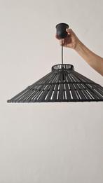 Suspension en Bambou noir 58cm, Enlèvement ou Envoi, Comme neuf, Métal, 50 à 75 cm