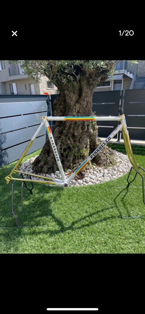 Pinarello frame Banesto Gold Team 1991, Fietsen en Brommers, Fietsen | Heren | Sportfietsen en Toerfietsen, Zo goed als nieuw