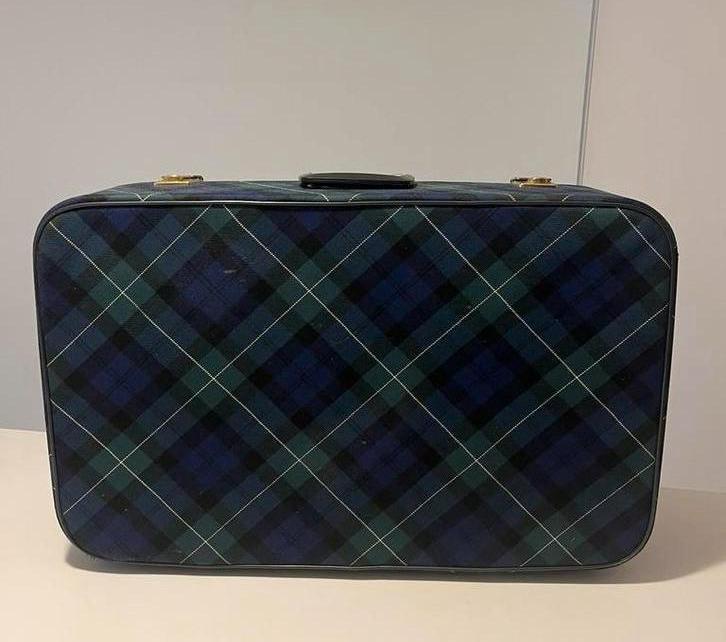 Grote ruiten vintage Emdé Depose valies, Handtassen en Accessoires, Koffers, Gebruikt, 60 tot 70 cm, 35 tot 45 cm, Ophalen