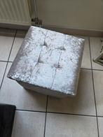 Vierkante opberg poef fluweel, Huis en Inrichting, Ophalen