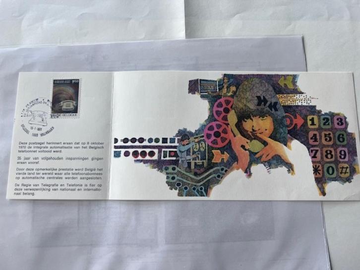 13 eerste dagafstempelingen op bijhorende kaart (1969..1983), Postzegels en Munten, Postzegels | Europa | België, Gestempeld, 1e dag stempel