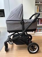 Thule Sleek Duo (Zwart/Melange Grey) met accessoires, Kinderen en Baby's, Kinderwagens en Combinaties, Verstelbare duwstang, Zo goed als nieuw