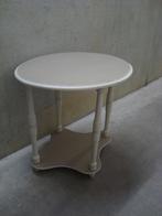 table d'appoint ovale shabby, Ophalen, Shabby, 55 tot 75 cm, Zo goed als nieuw