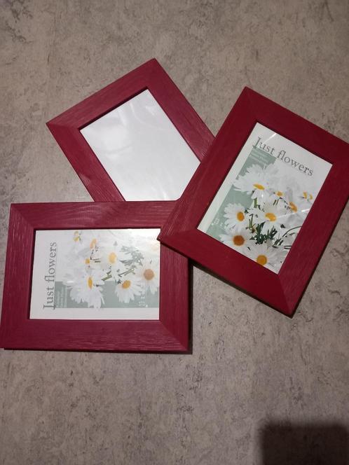 Set van 3 houten lijsten, Huis en Inrichting, Woonaccessoires | Lijsten, Gebruikt, Minder dan 50 cm, Minder dan 50 cm, Hout, Ophalen