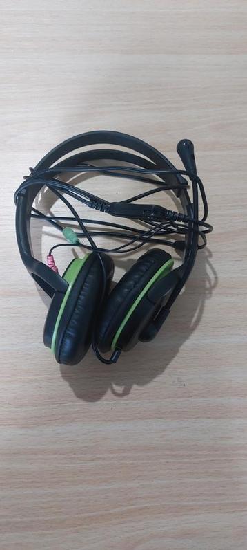Headset met microfoon, Enlèvement, Microphone repliable, Utilisé, Filaire