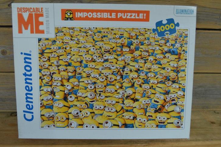 puzzel Dispicable me, Londen Bridge Fluorescent, Hobby en Vrije tijd, Denksport en Puzzels, Zo goed als nieuw, Legpuzzel, 500 t/m 1500 stukjes