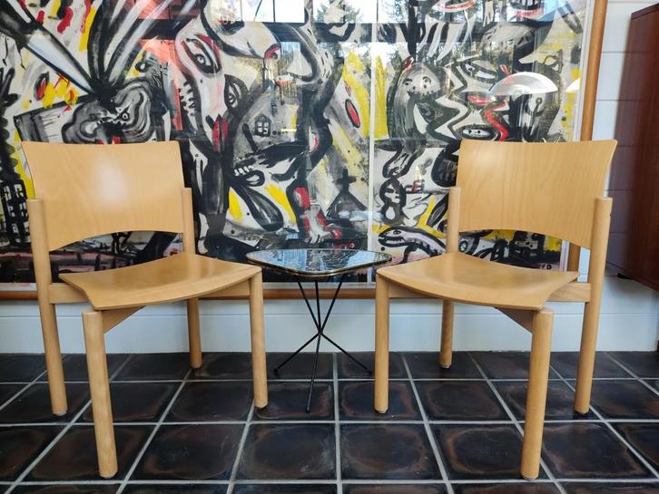 2 Vintage stoelen van Kusch + Co, jaren 80 Duitsland, Huis en Inrichting, Stoelen, Ophalen