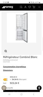 Frigo congélateur SMEG encastrable neuve, Electroménager, Enlèvement