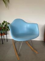 Design schommelstoel “Eames style”, Synthétique, Bleu, Enlèvement, Utilisé