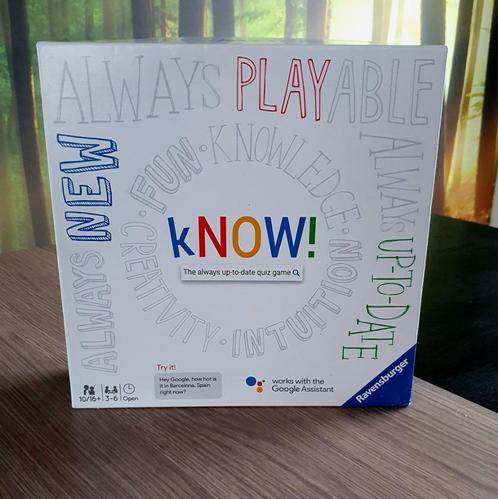 Know! Quiz gezelschapsspel, Hobby en Vrije tijd, Gezelschapsspellen | Bordspellen, Zo goed als nieuw, Vijf spelers of meer, Ophalen of Verzenden