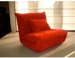 Omvormbare fauteuil/slaapbank, Ophalen, Zo goed als nieuw, Rood