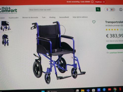 Transport duwrolstoel, Diversen, Rolstoelen, Zo goed als nieuw, Duwrolstoel, Inklapbaar, Ophalen